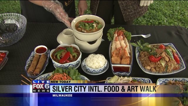 Yum! Check out all the delicious food you can enjoy at the Silver City International Food & Art Walk
