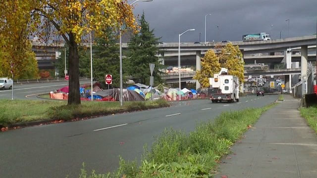 Homeless camp shooting