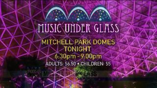 Laura gets details on Music Under Glass at Mitchell Park Domes