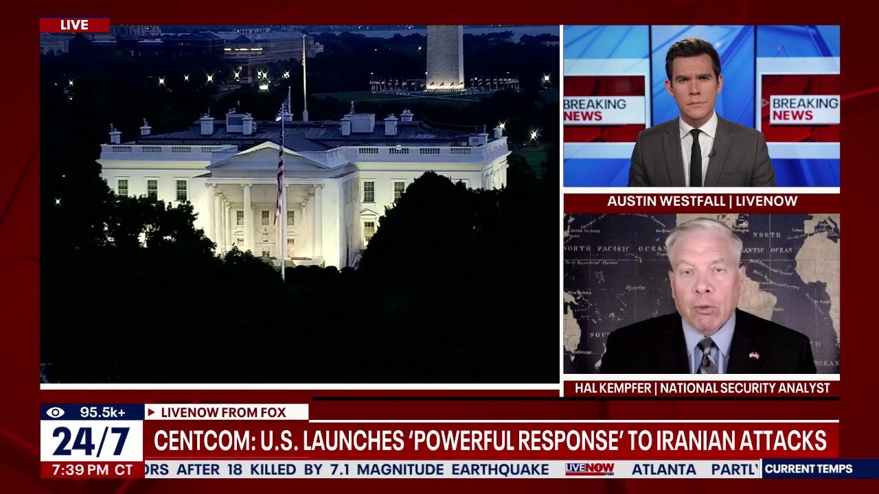 U.S. launches new strikes against Iran in 'powerful response'