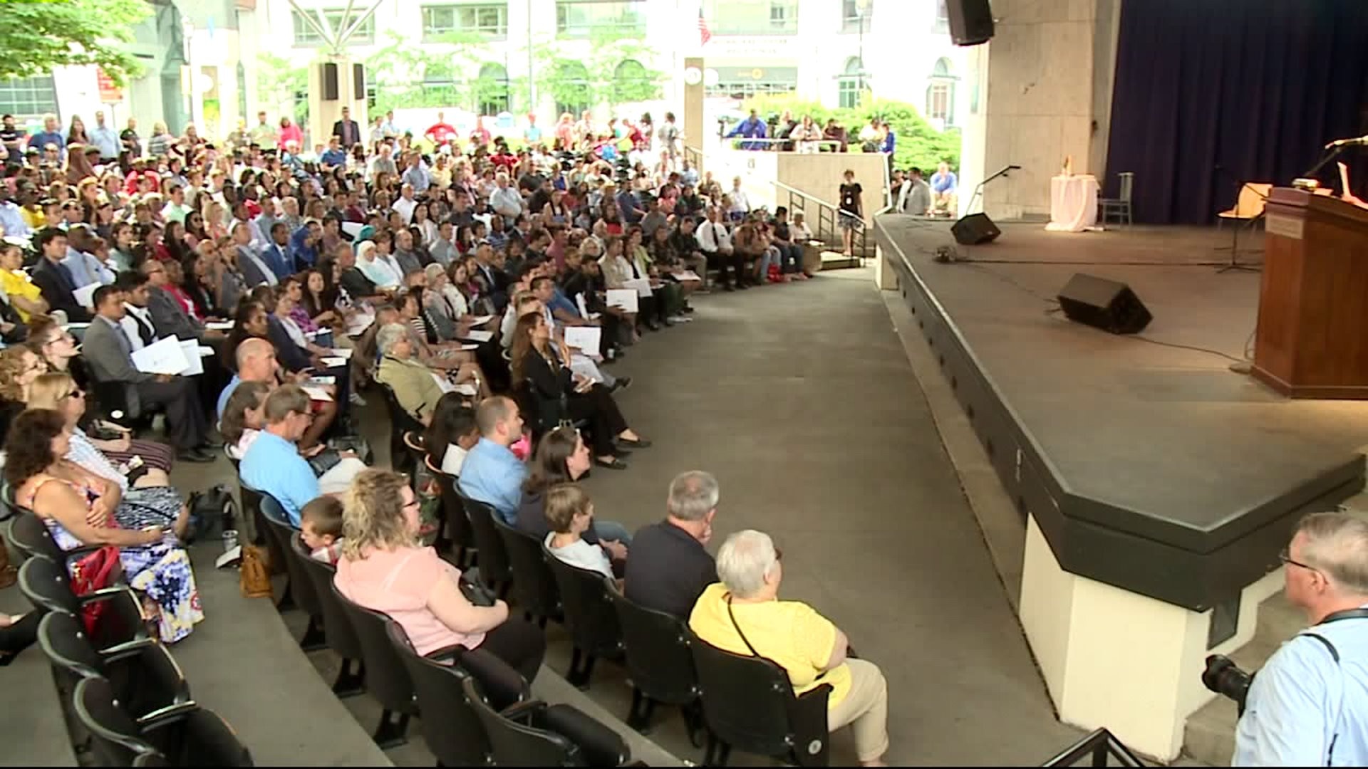 Flag Day naturalization ceremony