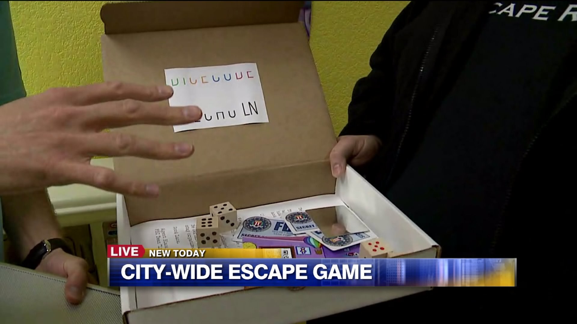 City-wide escape game