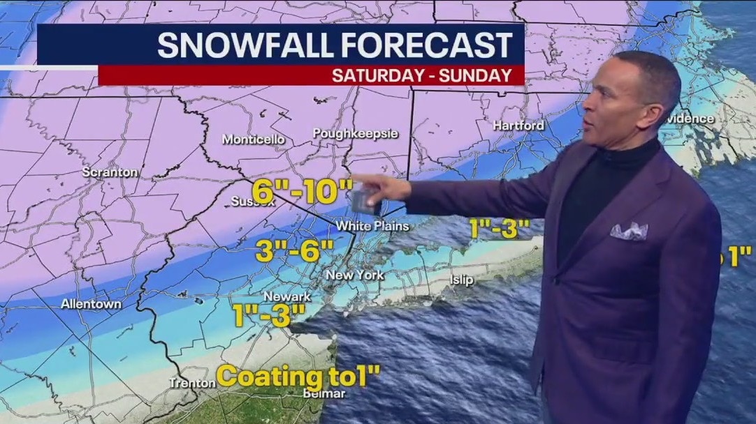 How much snow will NYC see?