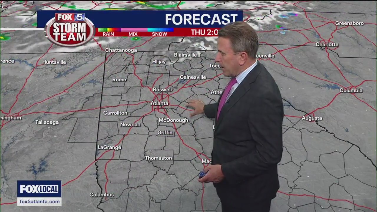 Wednesday evening forecast