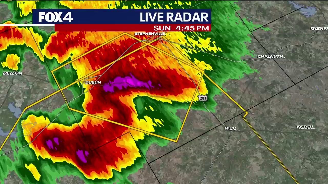 Dallas weather: Golf ball sized hail for North Texas