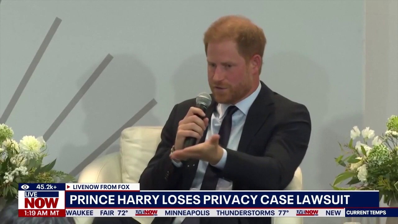 Prince Harry loses privacy case against Daily Mail publisher