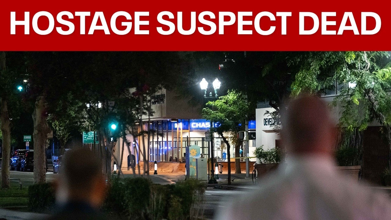 Suspect in California bank hostage situation dead, hostages released