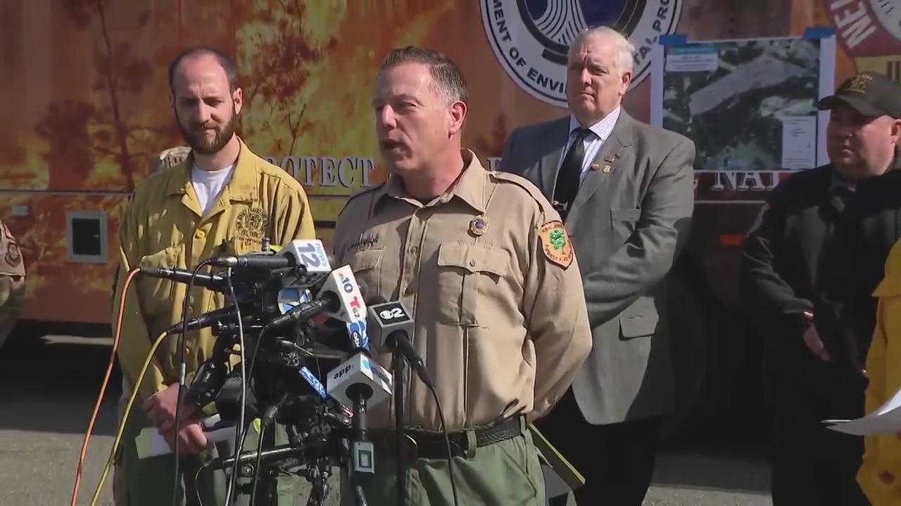 Fire officials provide update on status of Ocean City wildfire