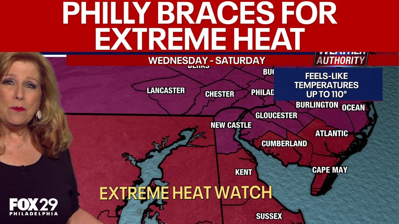 Philadelphia weather: Heat warning issued ahead of triple digit temps, humidity