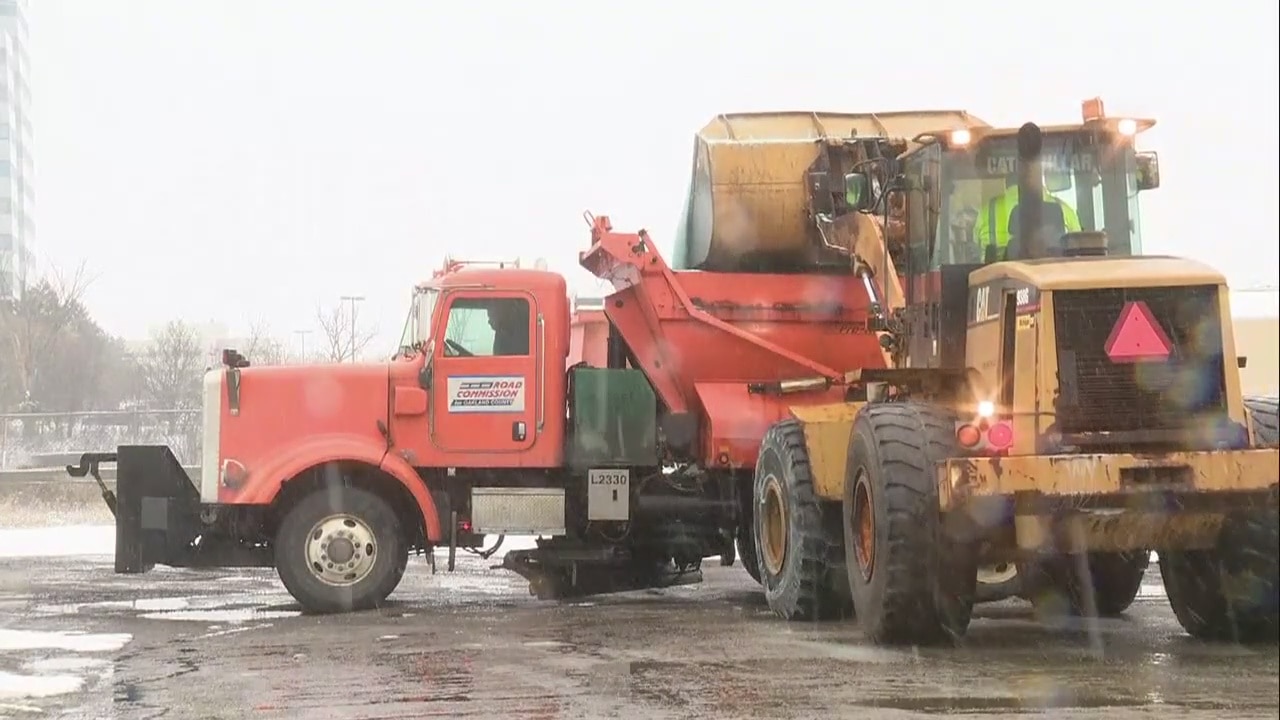 With winter storm hitting, roads get slick throughout Metro Detroit