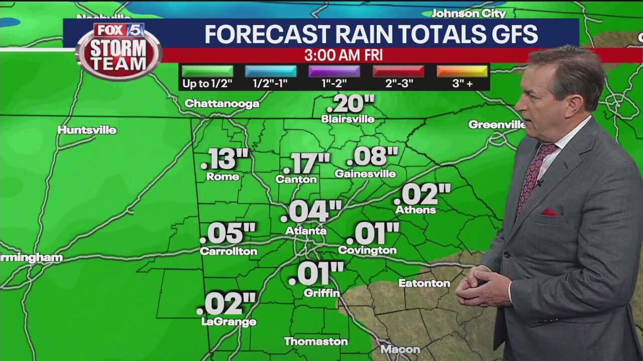 Wednesday evening forecast