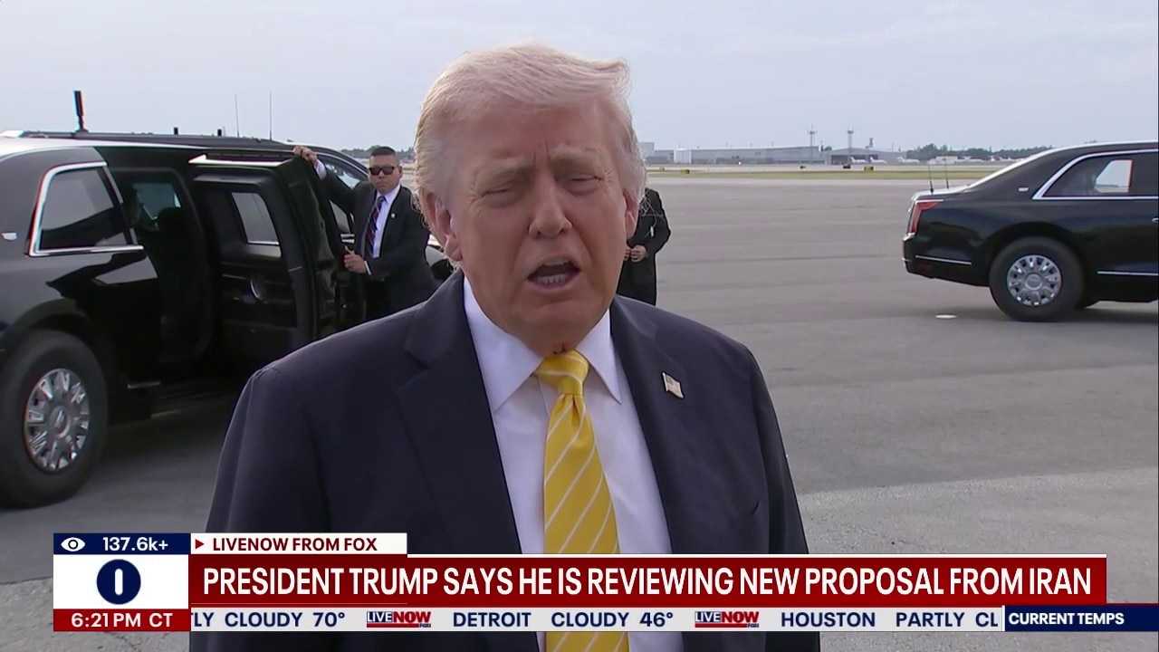 Trump says he is reviewing a new Iranian proposal 