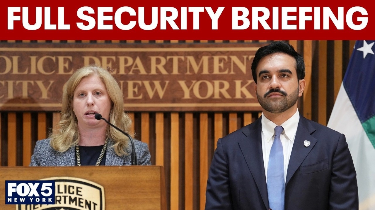 FULL: Mamdani, Tisch hold security briefing for United Nations General Assembly