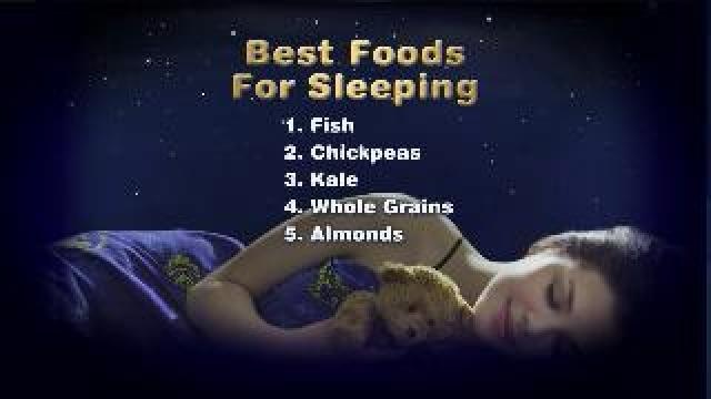 Best, worst foods for sleeping