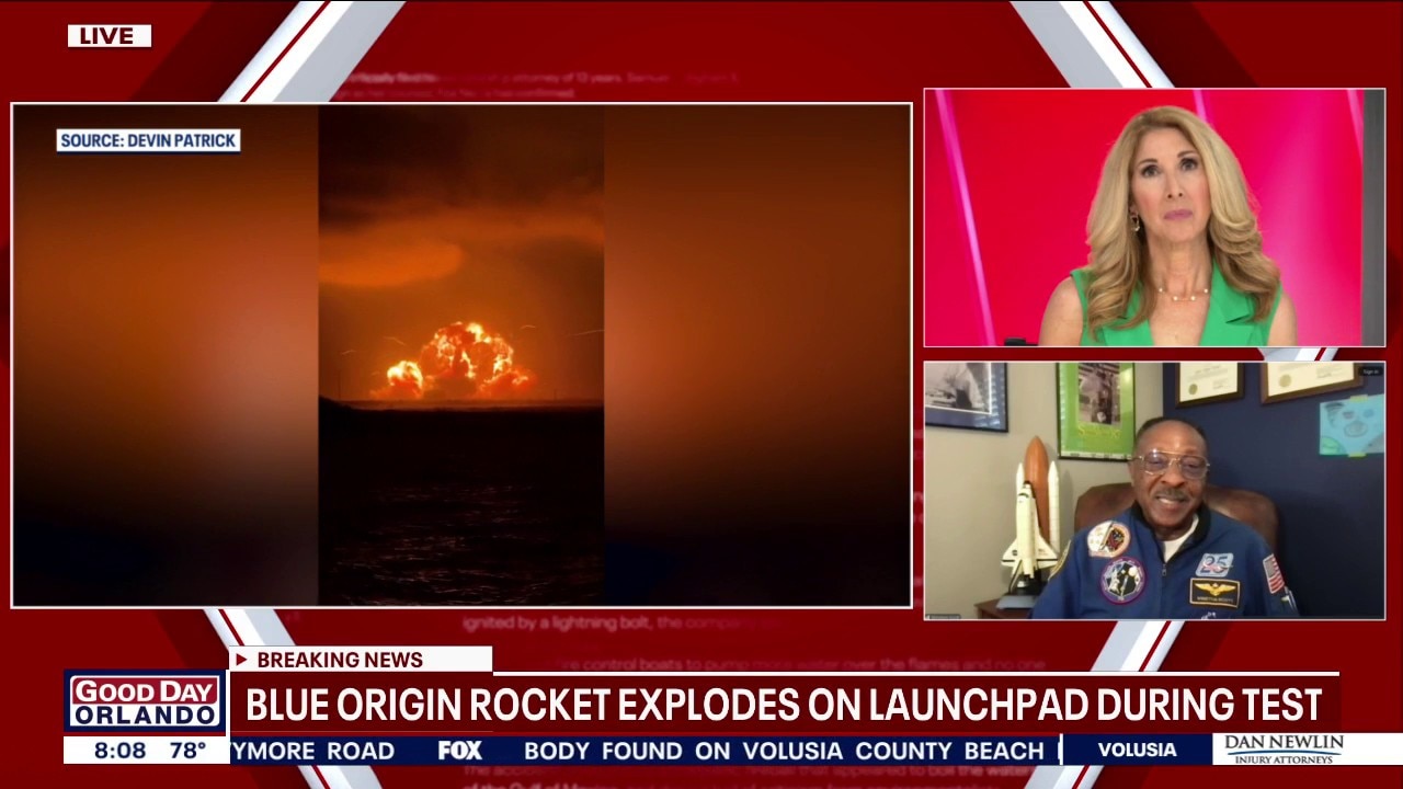 Former NASA astronaut talks Blue Origin explosion: 'That's why we do these tests'