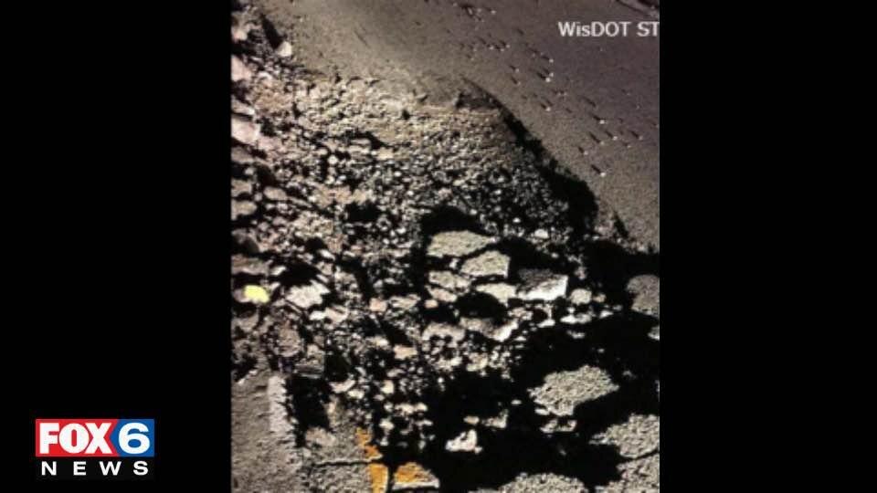 I 94 pot hole