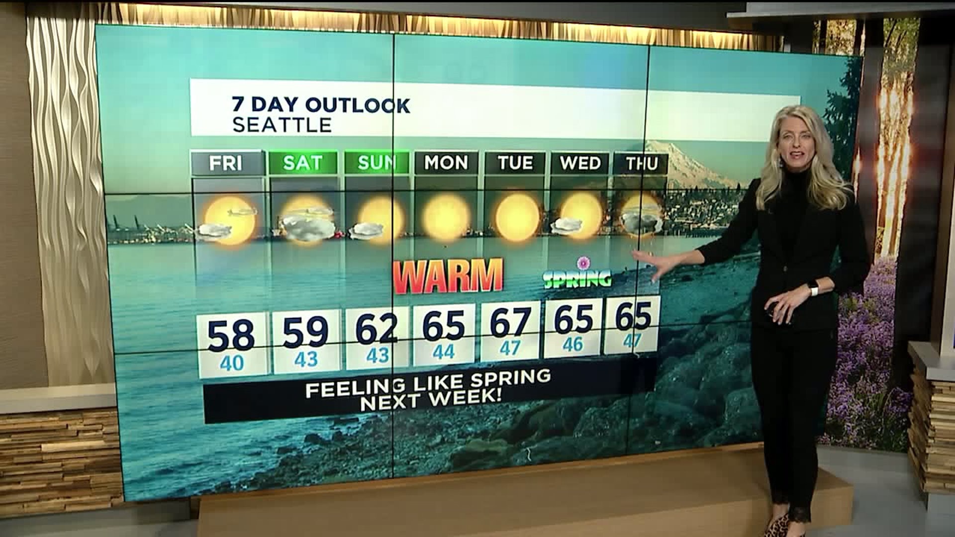 Q13 News evening weather forecast