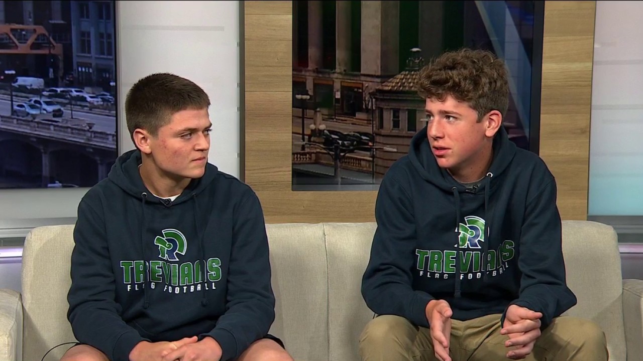 Local students repurpose used football jerseys for athletes worldwide