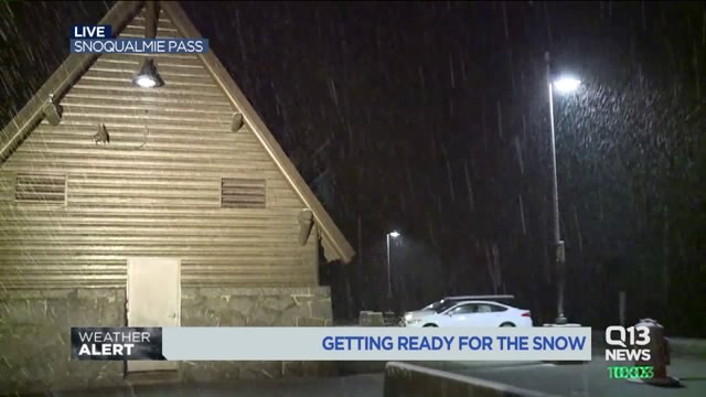 Snow at Snoqualmie Pass