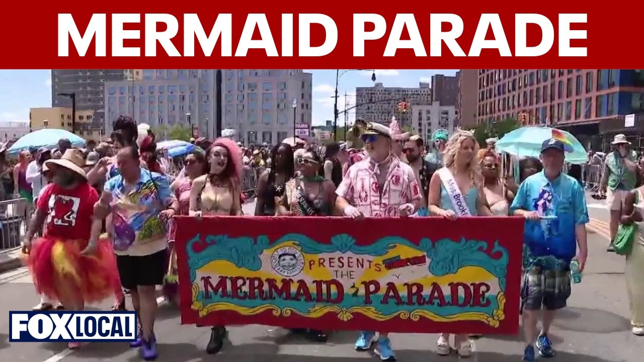 Mermaid parade takes over Coney Island
