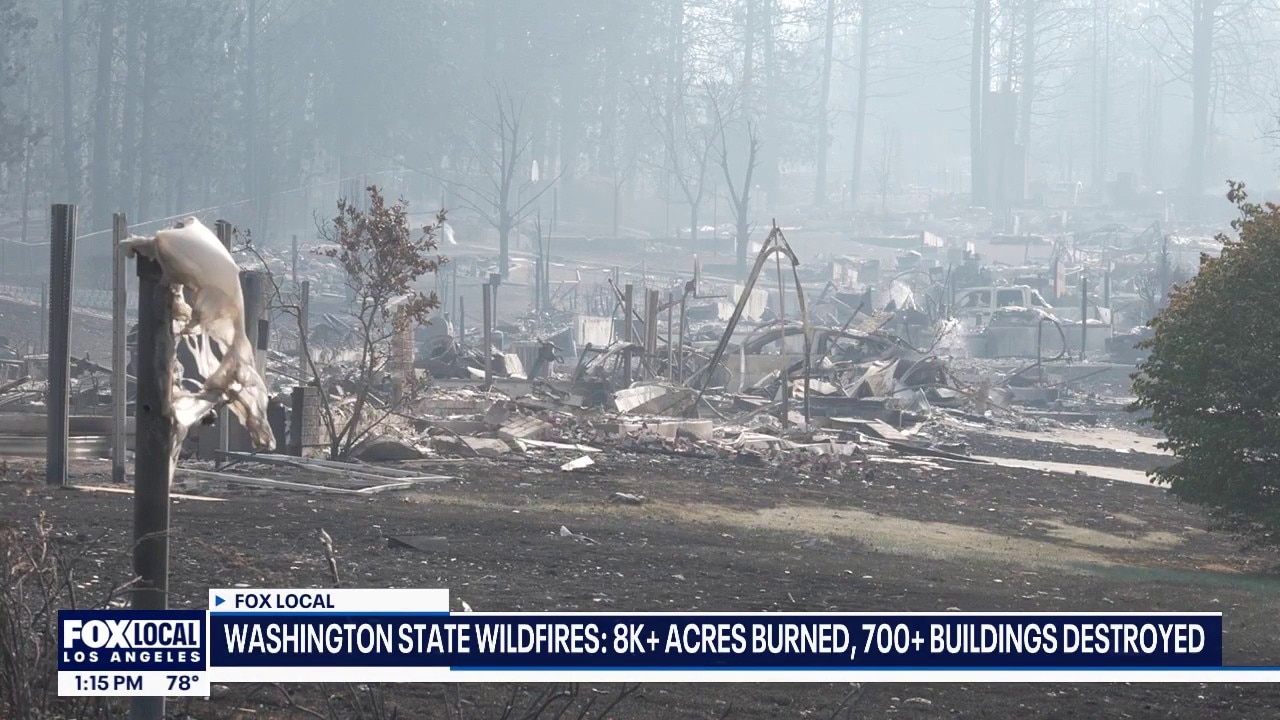 Wildfires devastate Spokane, Washington