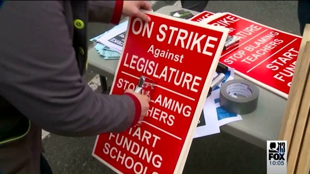 Seattle teachers to stage one-day strike Tuesday