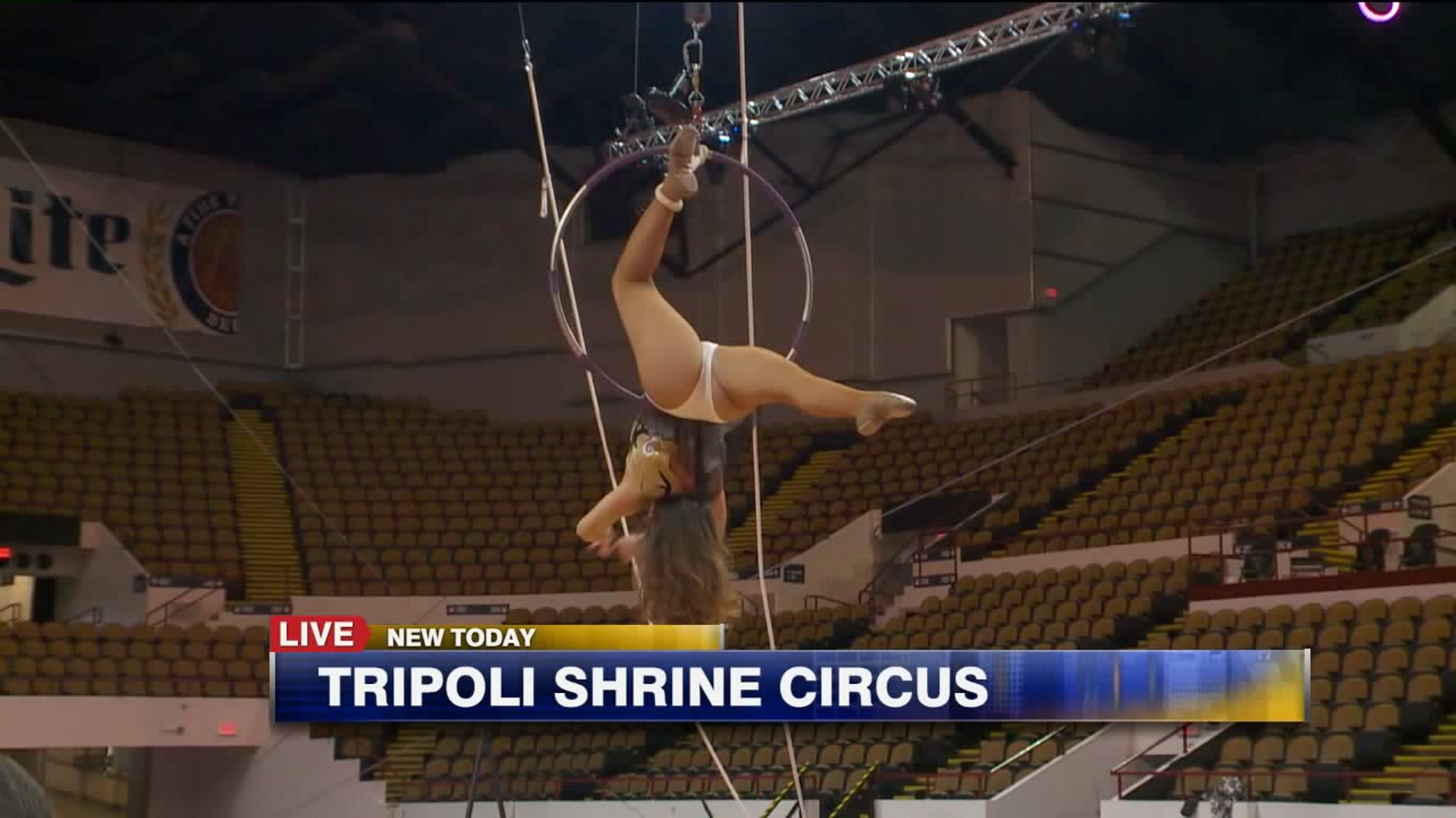 Veronica Prado demonstrates her aerial talents