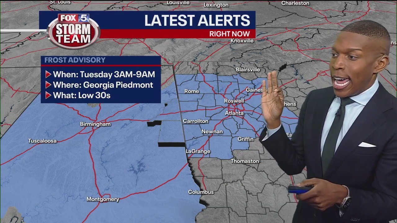 Monday evening forecast