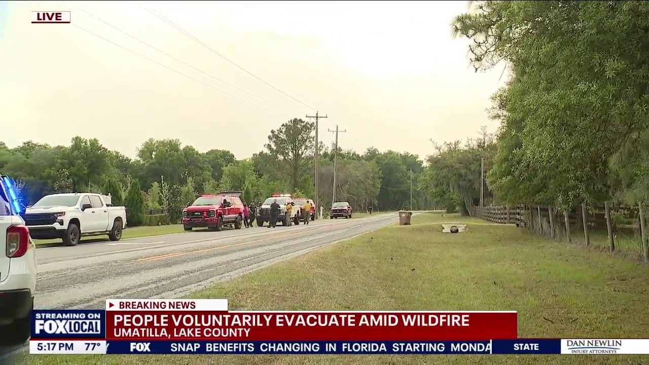 People in Umatilla voluntarily evacuate homes amid wildfire threat