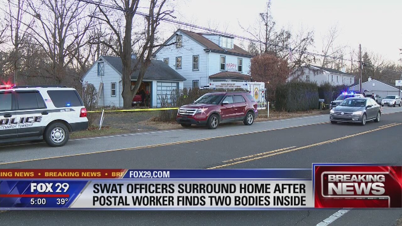 SWAT responds to home in Whitemarsh Twp; 2 confirmed dead