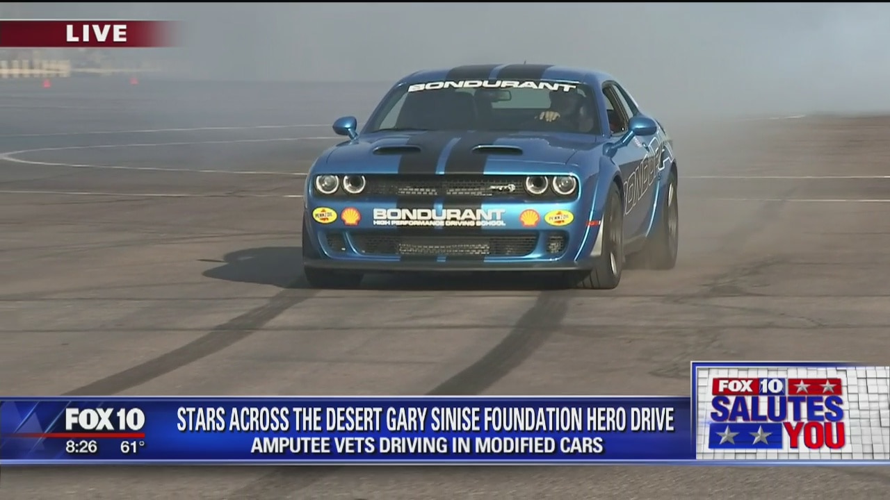 Cory's Corner: Amputee vets drive modified cars at Bondurant Driving School