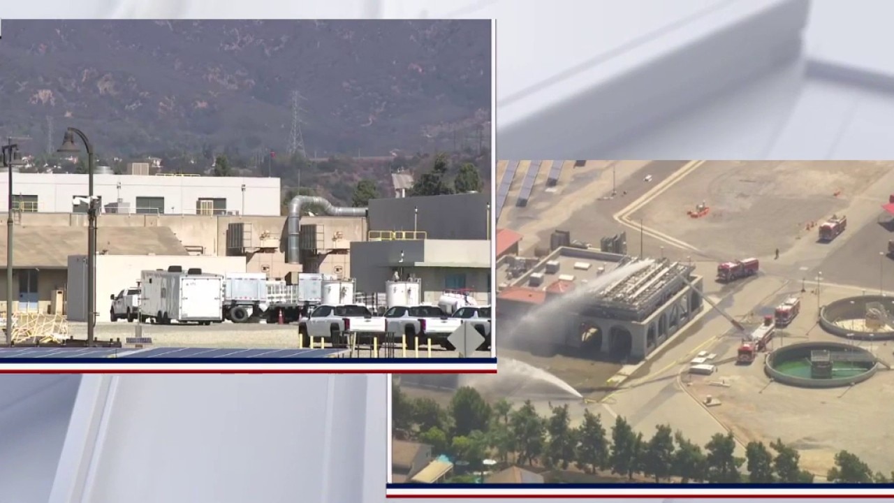 Evacuation orders issued, Hazmat on scene of fire at water treatment plant