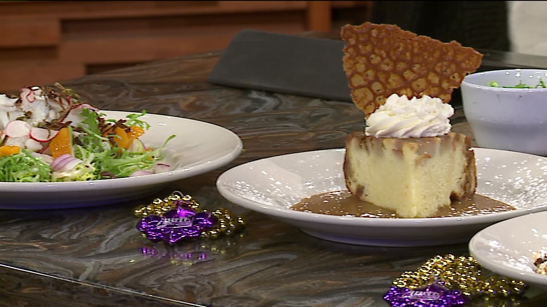 Mardi Gras-inspired menu