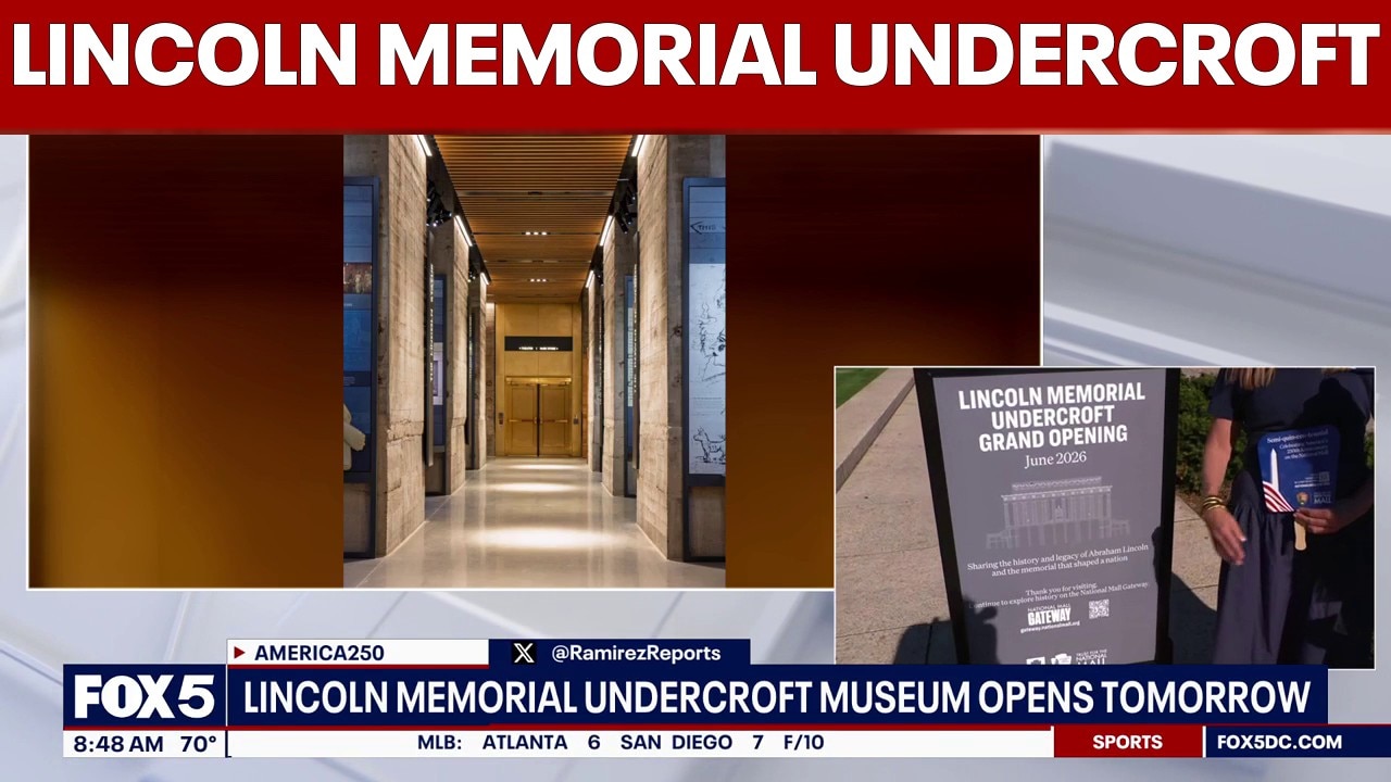 America 250: Lincoln Memorial Undercroft Museum opens Thursday