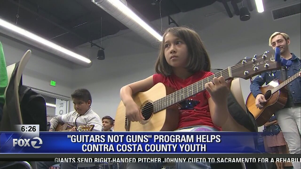 'Guitars not Guns' program helps youth in Contra Costa County