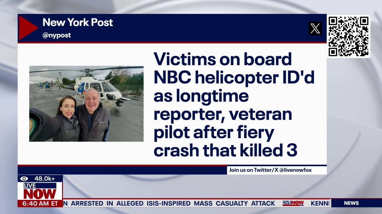 NBC helicopter crash victims identified