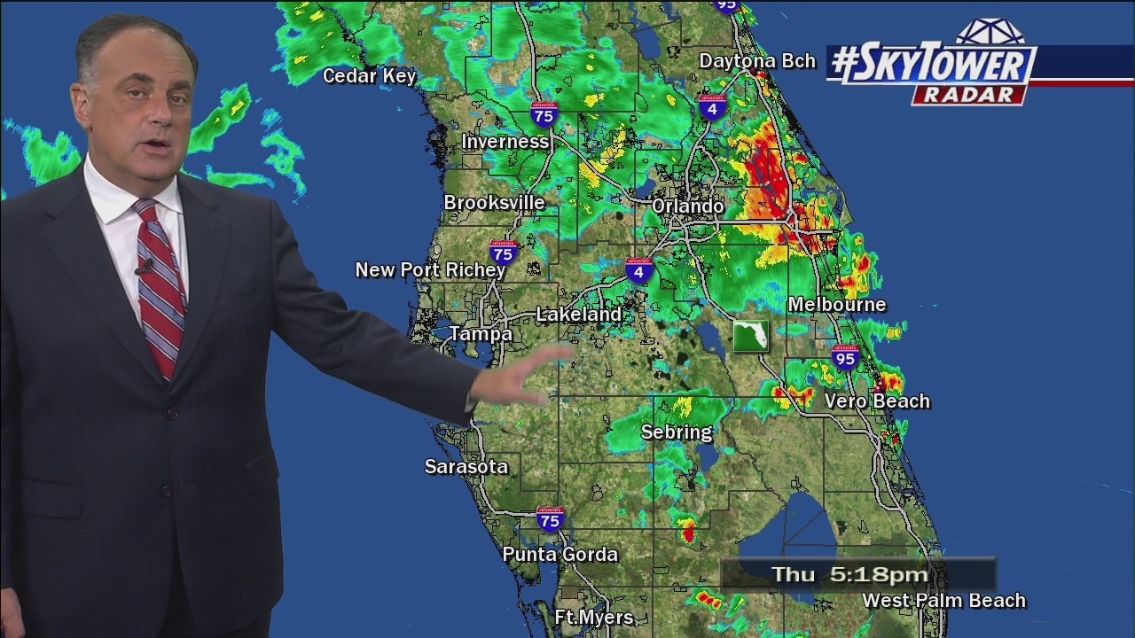 Thursday evening forecast
