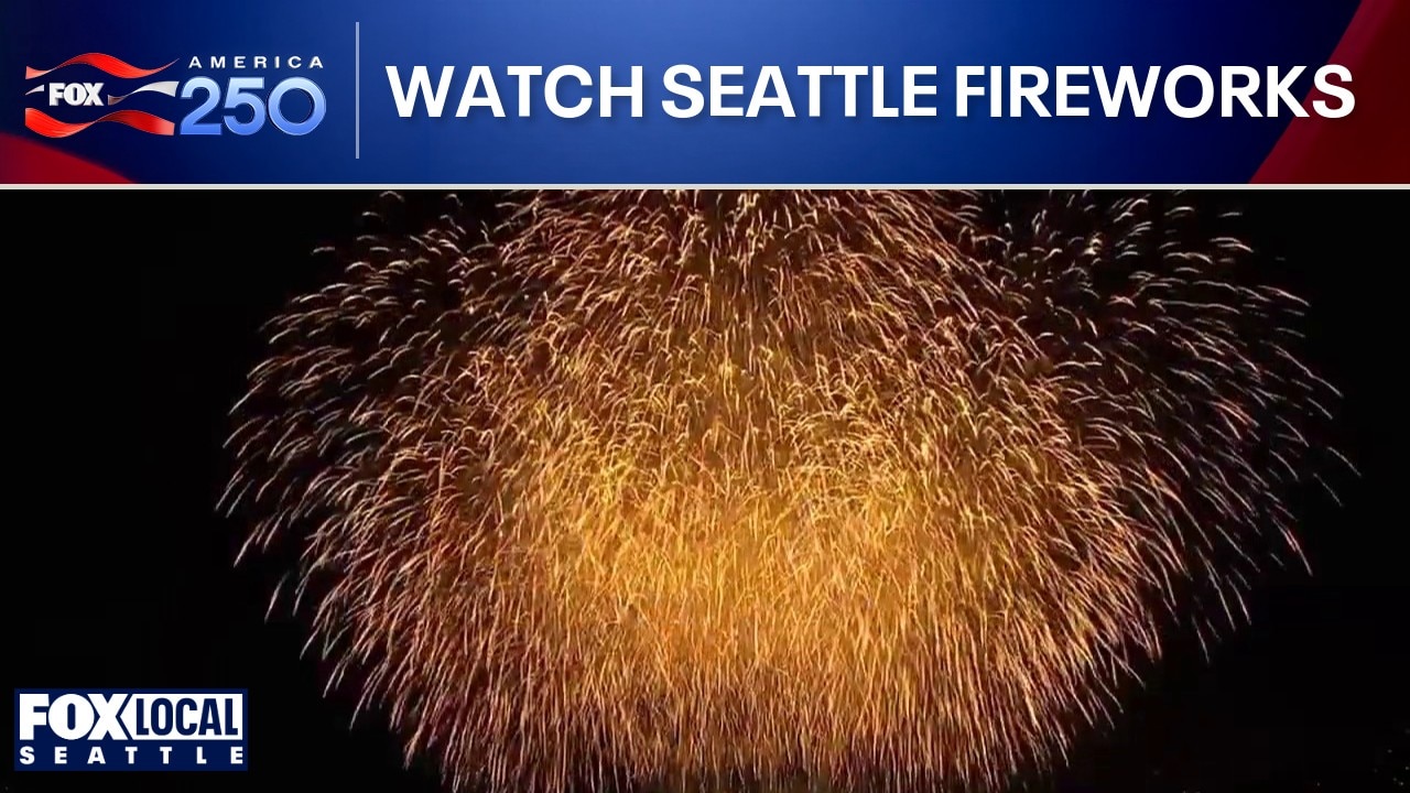 Full show: Seattle's massive America 250 fireworks - Seafair Fourth of July