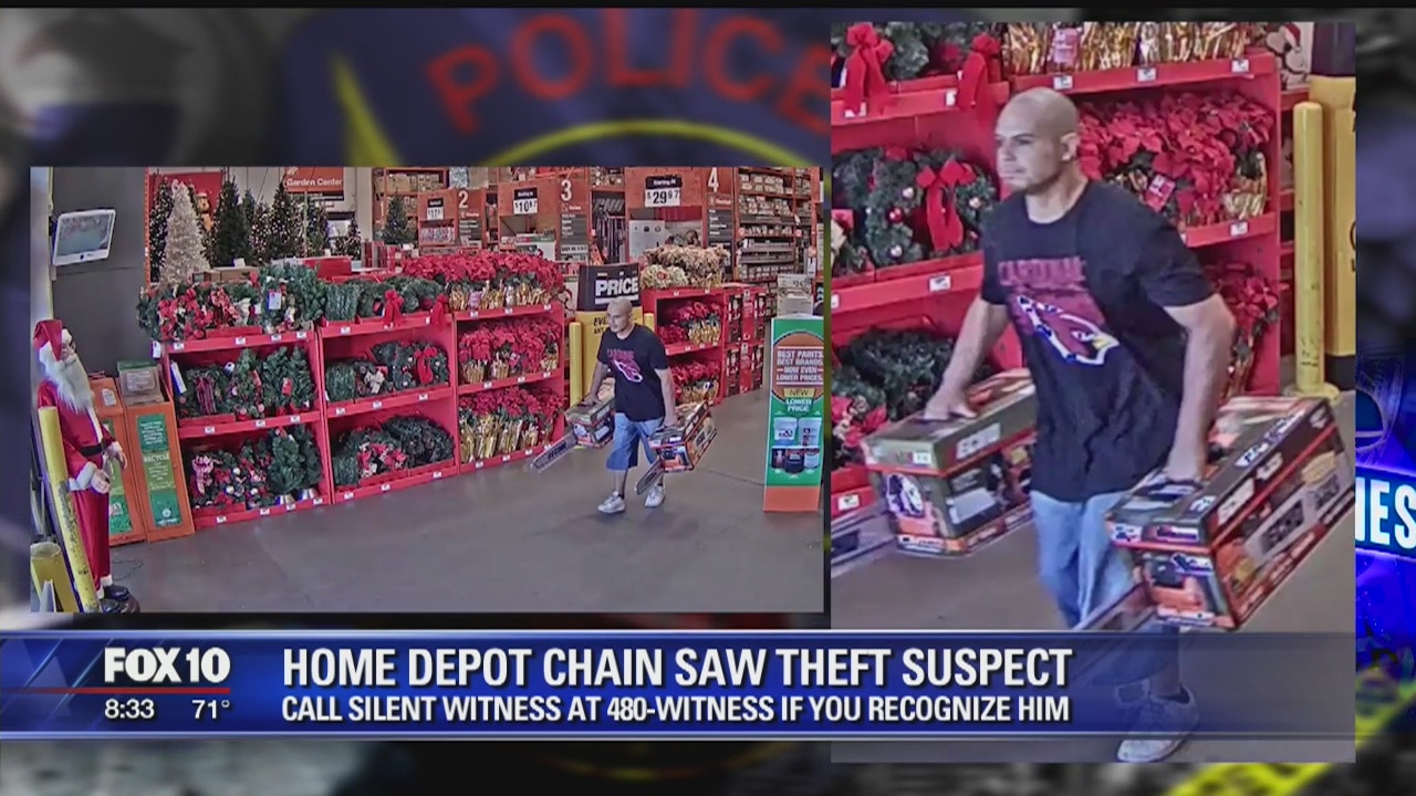 Police: Man threatens to shoot manager, steals chainsaws