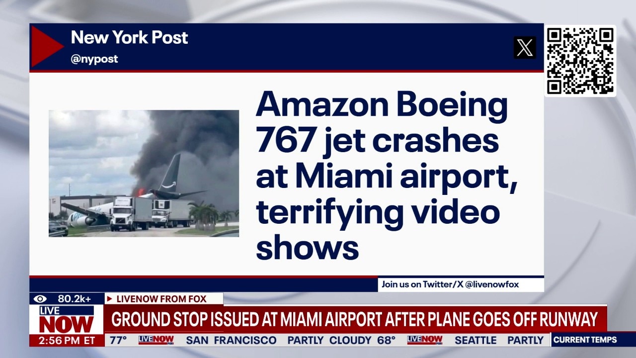Disabled aircraft on Miami airport forces ground stop