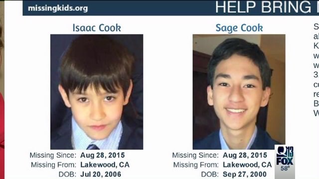 Search for missing brothers