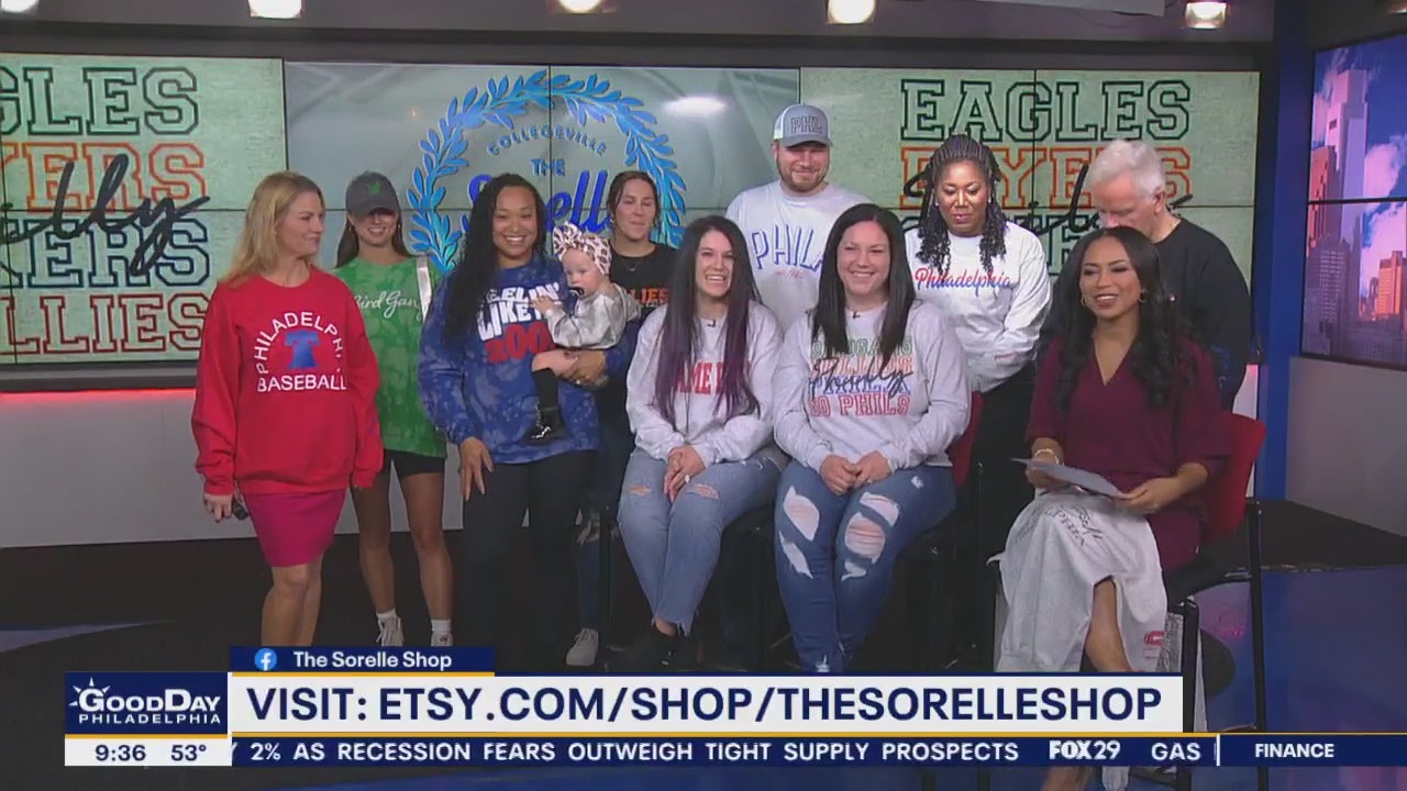 Two local sisters create personalized game day gear for Philadelphia sports teams