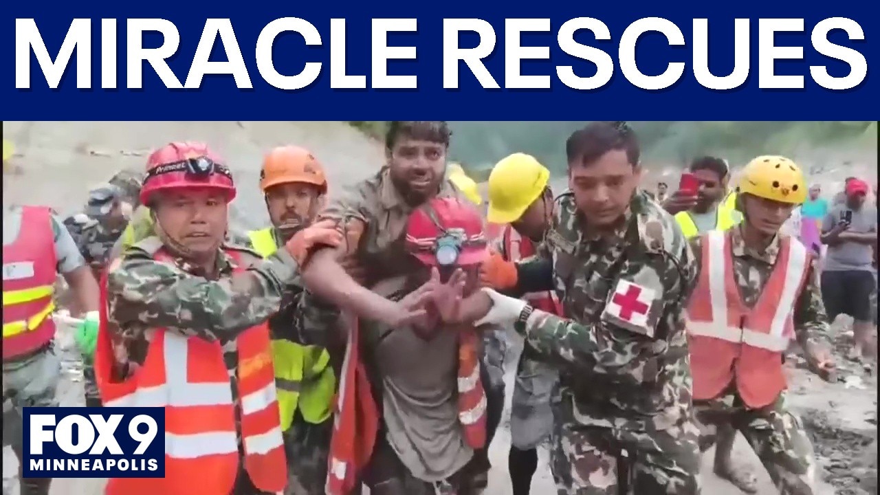 Nepal flood survivors rescued after 10 days