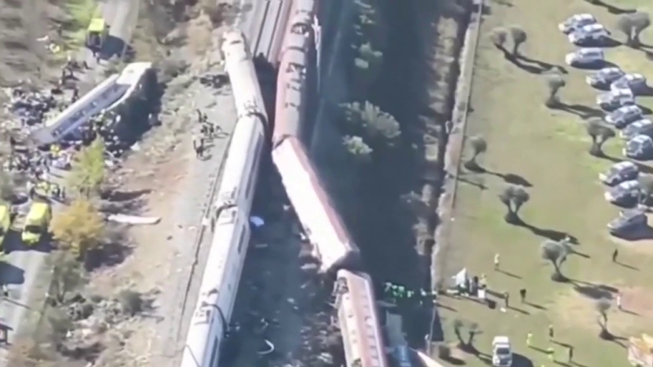 High-speed train crash in Spain kills at least 64