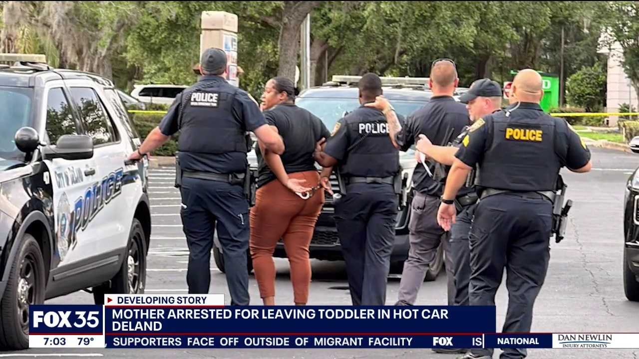 Police: Florida woman left child, 3, in hot car for 2 hours while donating plasma