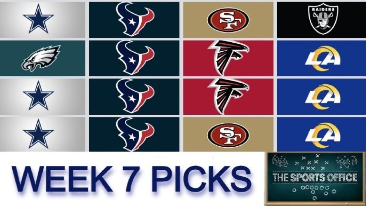 NFL Week 7 Picks: Cowboys-Eagles, 49ers-Falcons & Chiefs-Seahawks