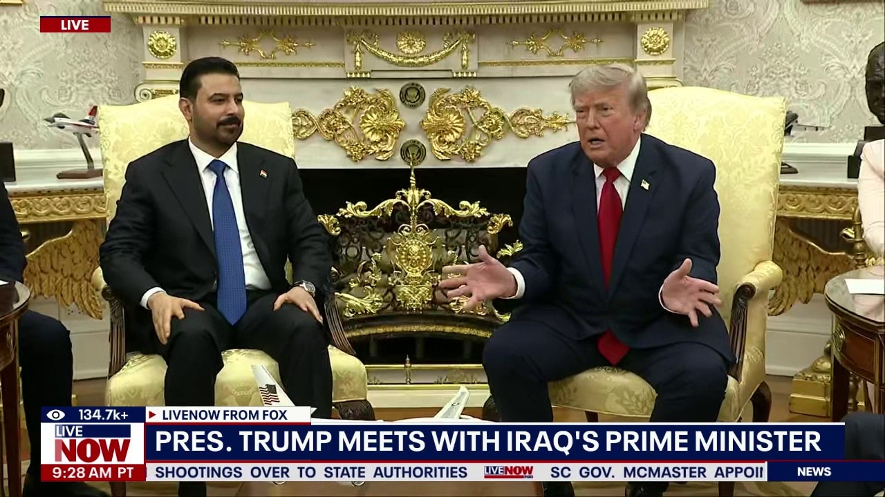 Trump meets with Iraqi Prime Minister at White House