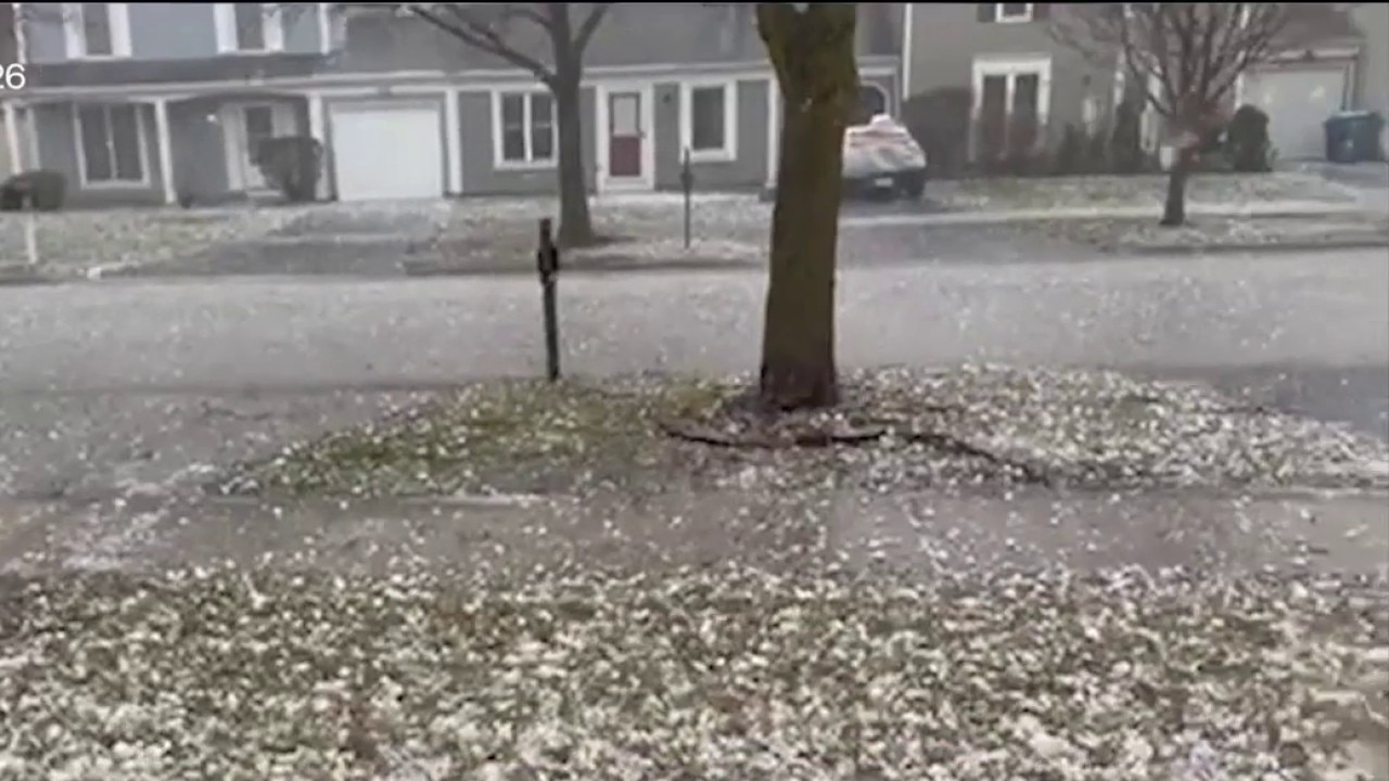 Warmer climate creating bigger and more hail