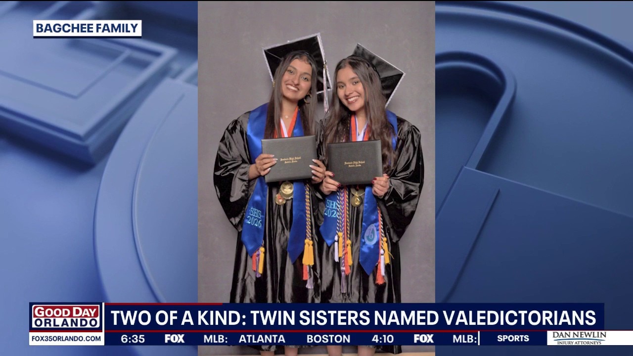 Central Florida twins sisters both named valedictorian