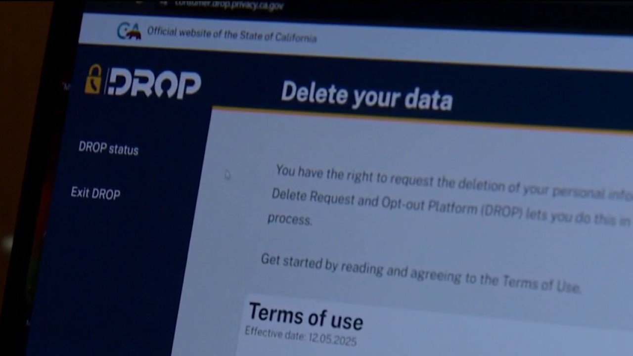 Sign up for California DROP program - cut down on spam calls